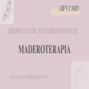 TARJETA REGALO SERVICIO MADEROTERAPIA