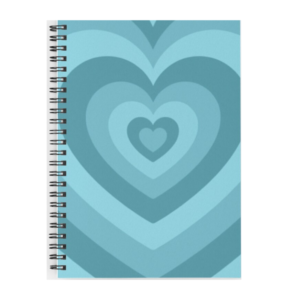 cuaderno CORAZÓN AZUL