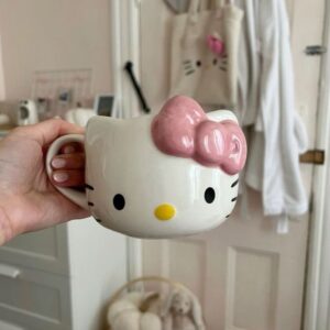 Taza Kawaii Hello Kitty de Cerámica