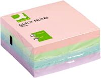 Post-its cuadrados color pastel