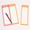 Perforated Pad: To Do/To Buy